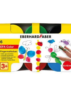 Eberhard Faber Kreativbedarf & Do-It-Yourself<Fingerfarbe - 6x 40 ml