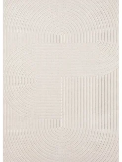 the carpet Outdoorteppiche|Teppiche & Fußmatten<Flachgewebe Outdoor Teppich Santo Plus in Creme