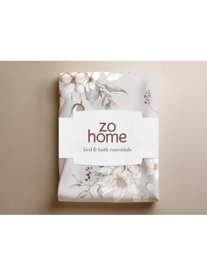 Zo!Home Bettwäsche & Bettwaren<Flanell-Bettwäsche-Set ''Elara'' in Grau