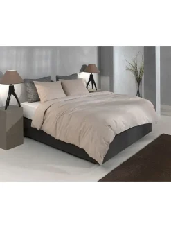 Zo!Home Bettwäsche & Bettwaren<Flanell-Bettwäsche-Set ''Flanella'' in Beige