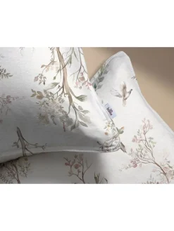 Zo!Home Bettwäsche & Bettwaren<Flanell-Bettwäsche-Set ''Hazel'' in Creme/ Hellbraun