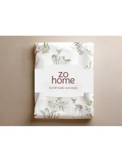 Zo!Home Bettwäsche & Bettwaren<Flanell-Bettwäsche-Set ''Hazel'' in Creme/ Hellbraun