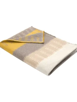David Fussenegger Wohndecken & Plaids<Flanelldecke "Luca" in Gelb/ Grau