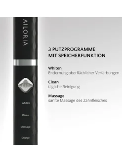 Ailoria Zahn & Mundpflege<FLASH TRAVEL USB-Schallzahnbürste in schwarz