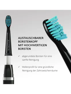 Ailoria Zahn & Mundpflege<FLASH TRAVEL USB-Schallzahnbürste in schwarz