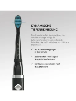 Ailoria Zahn & Mundpflege<FLASH TRAVEL USB-Schallzahnbürste in schwarz