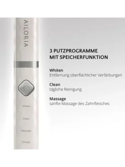 Ailoria Zahn & Mundpflege<FLASH TRAVEL USB-Schallzahnbürste in weiß