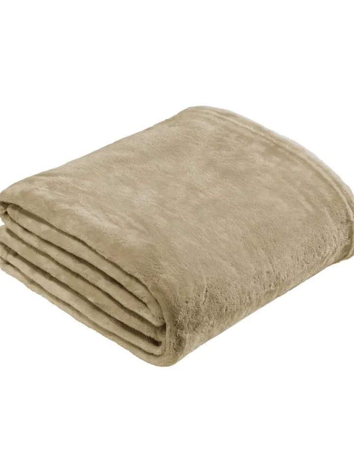 REDBEST Wohndecken & Plaids<Fleece, Microfaser Wohndecke Amarillo in beige