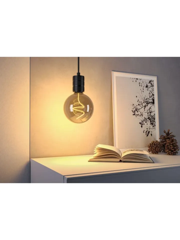 paulmann Leuchtmittel<Floating Shine Standard 230V LED Globe E27 150lm 4W 1800K dimmbar Rauchglas