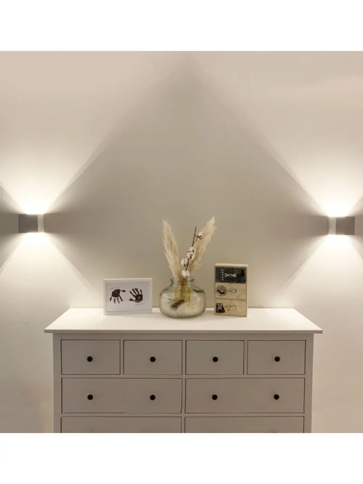 s.LUCE Wandleuchten<Flurlampe Plinth Beton in Grau
