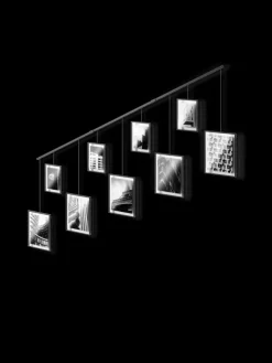 umbra Wanddekoration<Foto Collage Exhibit schwarz 223 x 4 x 77cm in schwarz