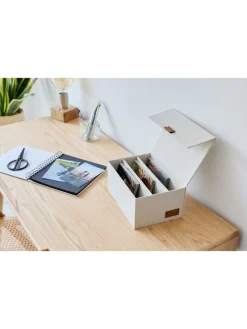 STORE IT Kisten & Körbe<Fotobox ''Premium'' in Creme - (B)31 x (H)8 x (T)25 cm