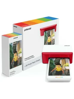 Polaroid Foto & Video<Fotodrucker-Starterbox "Hi Print 4x6" in Weiß/ Rot