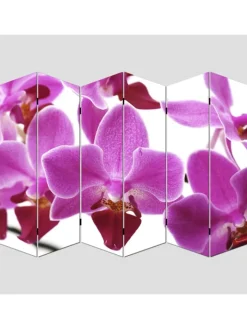 MCW Paravents<Foto-Paravent Bagheria, 180x240cm, Orchidee