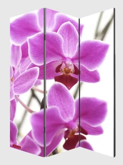 MCW Paravents<Foto-Paravent Bagheria, 180x120cm, Orchidee