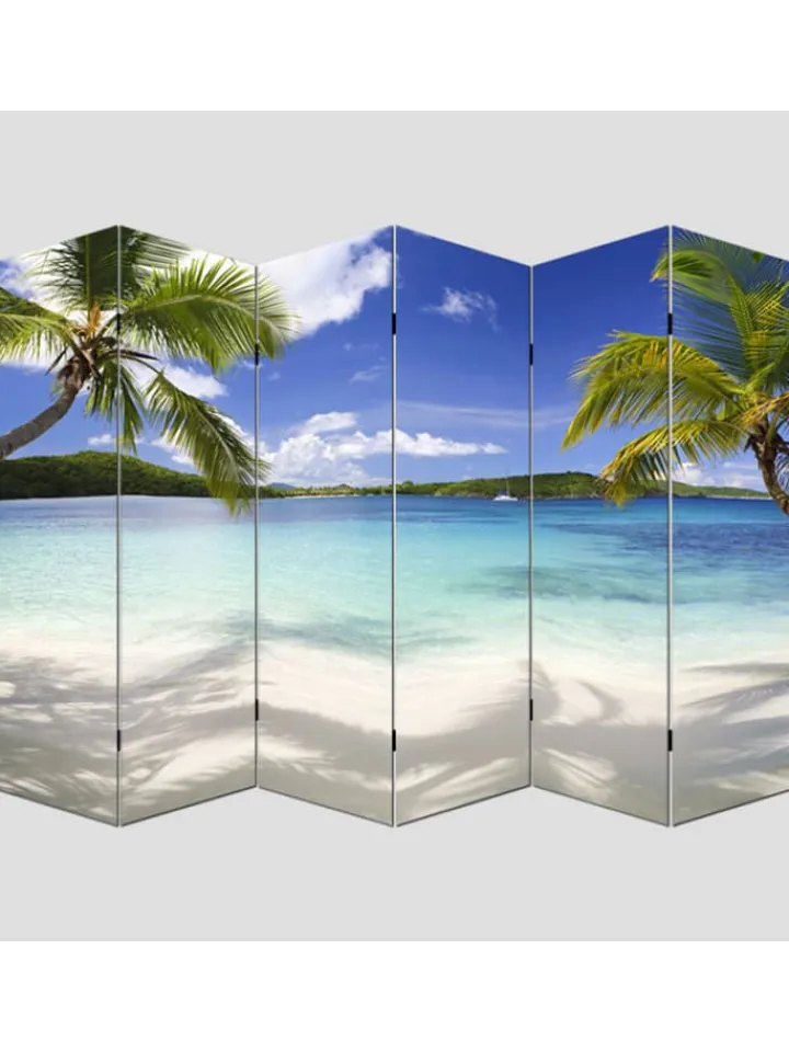MCW Paravents<Foto-Paravent Bagheria, 180x240cm, Strand