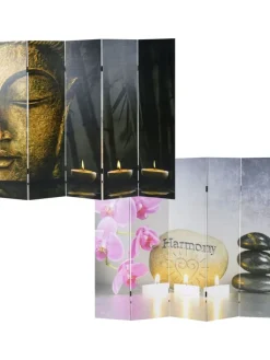 MCW Paravents<Foto-Paravent Buddha, 180x160 cm