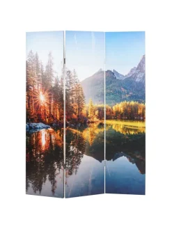 MCW Paravents<Foto-Paravent mit Schallschutz L55, 180x122cm Waldsee