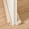 Praknu Tür- & Zugluftstopper<für Türen 70-100cm Waschbarer Stoff - Energiesparend - Stoff - Beige