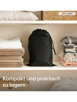 Praknu Tür- & Zugluftstopper<für Türen 70-100cm Waschbarer Stoff - Energiesparend - Stoff - Beige