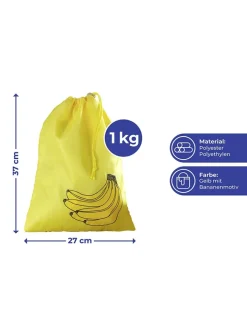 Wenko Aufbewahren & Servieren<Frischhaltebeutel in Gelb - (B)27 x (H)37 cm