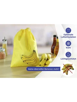 Wenko Aufbewahren & Servieren<Frischhaltebeutel in Gelb - (B)27 x (H)37 cm