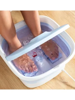 InnovaGoods Technik|Pflege & Gesundheit<Fußbad mit Massagerollen in Hellblau