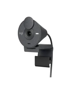 Logitech Foto & Video<Full HD-Webcam 1920 x 1080 Pixel mit Klemm-Halterung in Grau