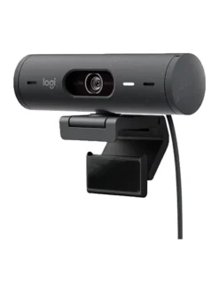 Logitech Foto & Video<Full HD-Webcam Klemm-Halterung, Stereo-Mikrofon, Integrierte in Schwarz