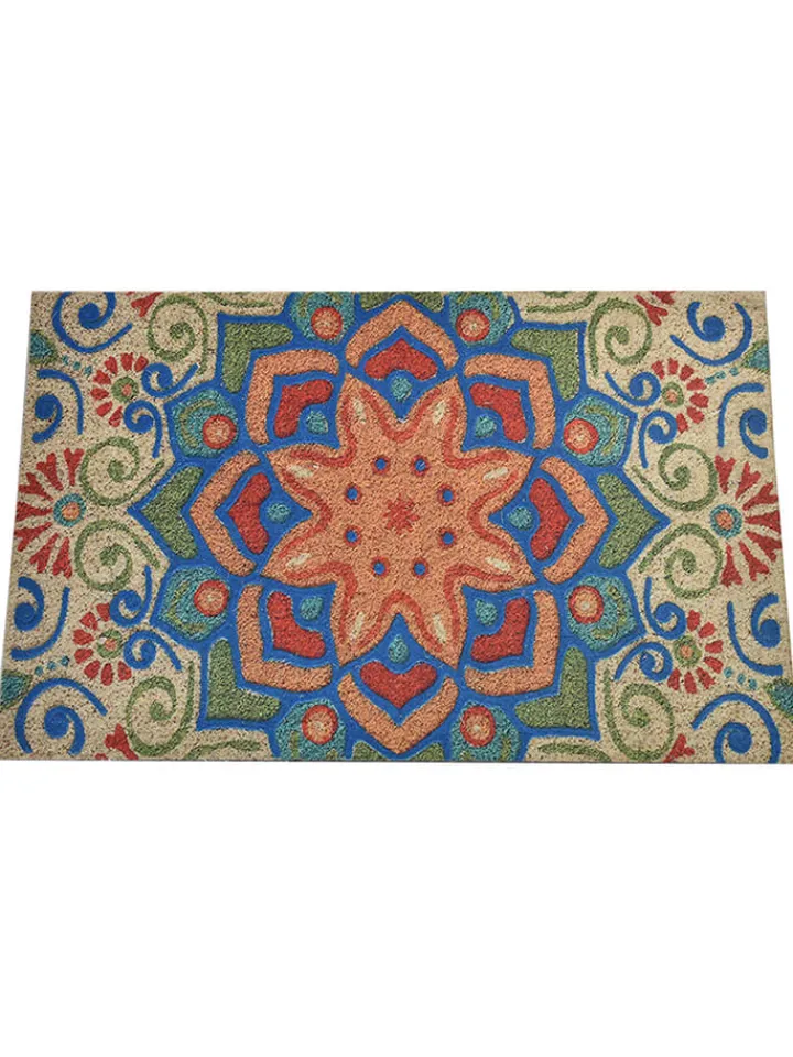 Mioli Teppiche & Fußmatten<Fußmatte "Aura" in Blau/ Creme
