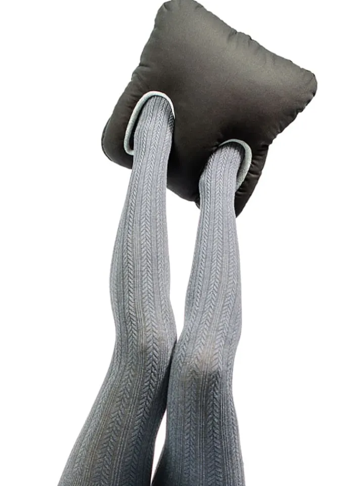Leschi Kindermöbel|Wärmflaschen & -Kissen<Fuß-Muff "Square" in Schwarz - (B)32 x (L)32 cm