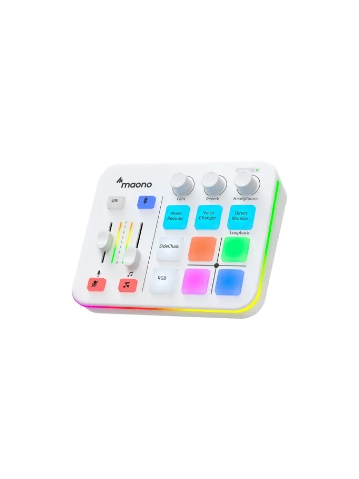 maono Tablets, Konsolen & Elektronisches Spielzeug<G1 Neo Soundkarte Weiß USB Audio Interface