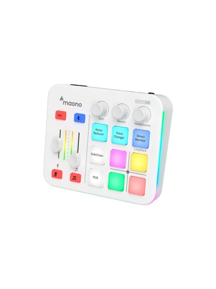 maono Tablets, Konsolen & Elektronisches Spielzeug<G1 Neo Soundkarte Weiß USB Audio Interface