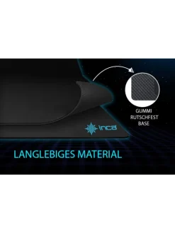 COFI 1453 Büro- & Schulbedarf<Gaming-Mauspad: 27 cm zu 35 cm für ultimativen Gaming-Komfort in Schwarz