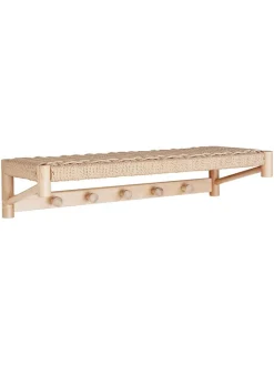 House Nordic Garderoben|Regale & Schränke<Garderobe "Abano" in Hellbraun - (L)78 cm