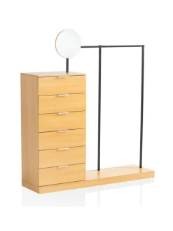 KADIMA DESIGN Garderoben<Garderobe Eiche-Dekor 145x165x40 cm Flurgarderobe Modern,