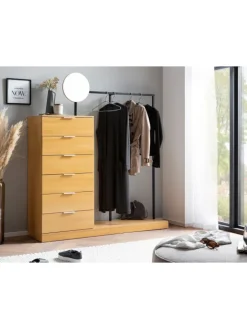 KADIMA DESIGN Garderoben<Garderobe Eiche-Dekor 145x165x40 cm Flurgarderobe Modern,