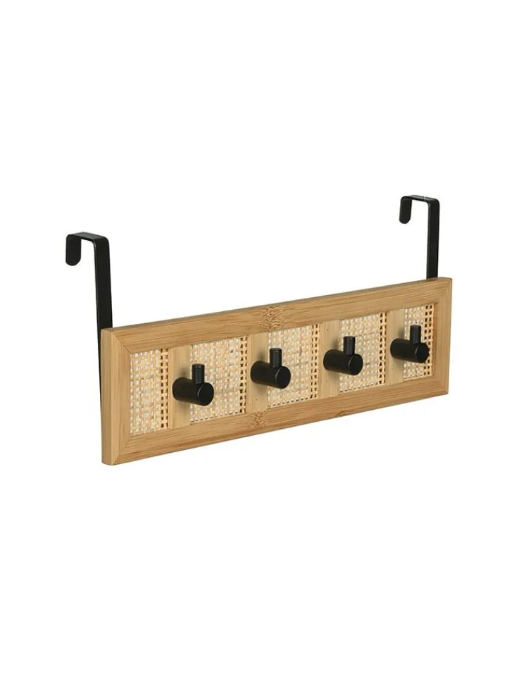 Wenko Garderoben<Garderobe in Hellbraun - (B)33 x (H)14 x (T)6 cm
