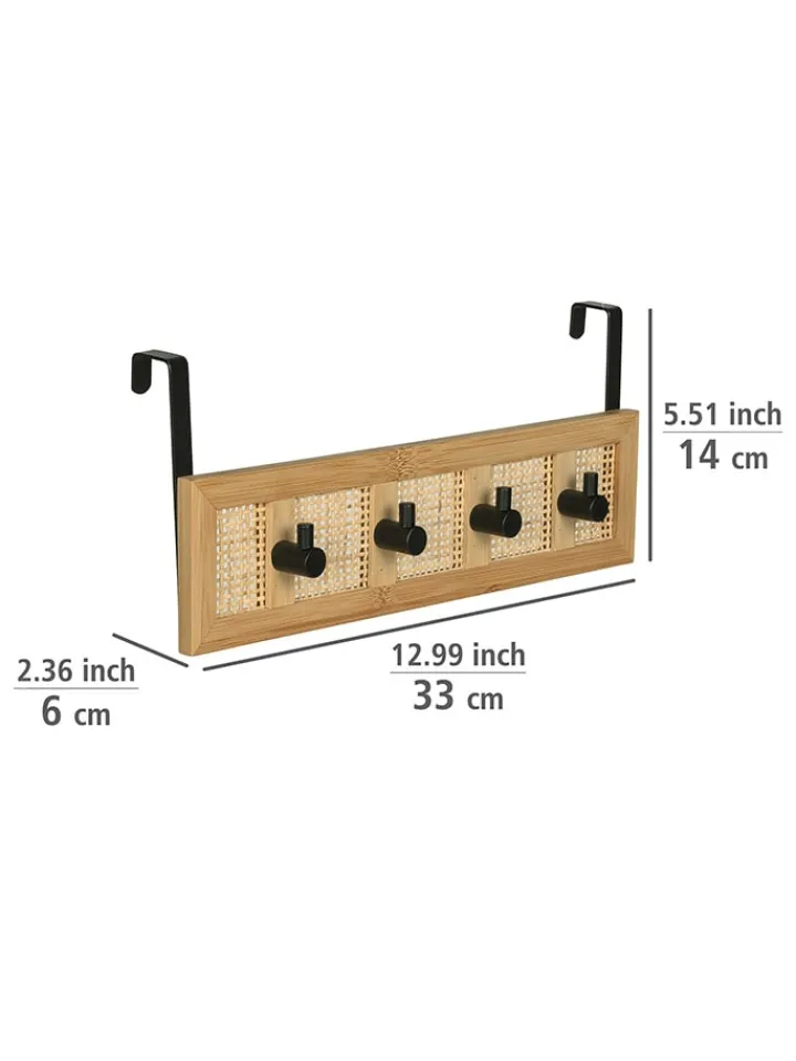 Wenko Garderoben<Garderobe in Hellbraun - (B)33 x (H)14 x (T)6 cm