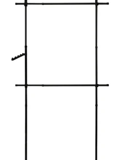 IDOMYA Essentials Regale & Schränke|Garderoben<Garderobe in Schwarz - (B)112 x (H)278 cm