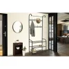 IDOMYA Essentials Garderoben<Garderobe "Pasadena" in Schwarz - (B)71 x (H)186 x (T)31 cm