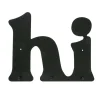 Boltze Garderoben|Regale & Schränke<Garderobenhaken ''Hi'' in Schwarz - (B)38 x (H)30 x (T)2 cm
