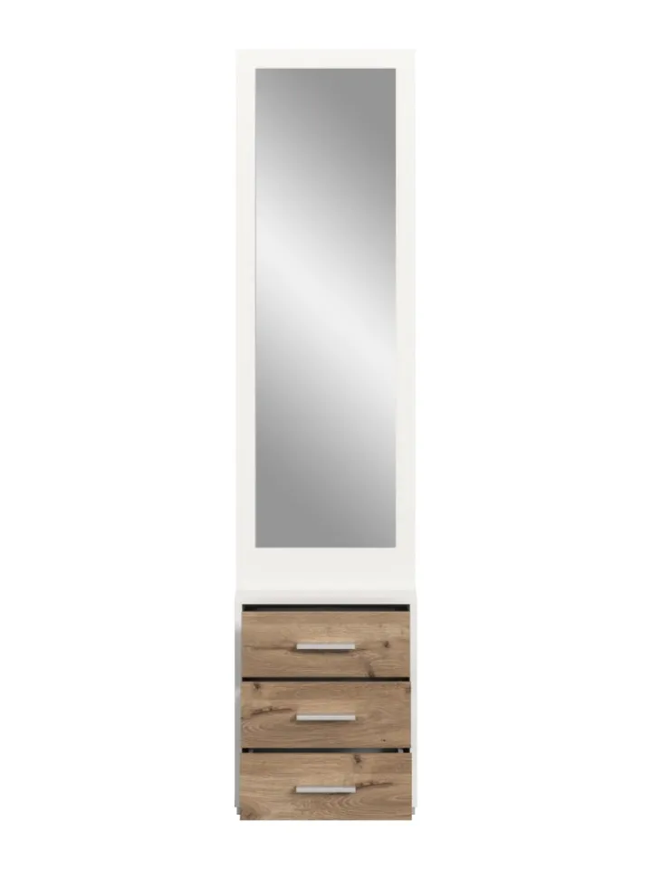 xonox.home Möbel-Sets<Garderobenkombination (B/H/T: 45x190x38 cm) in Nox Oak Nachbildung