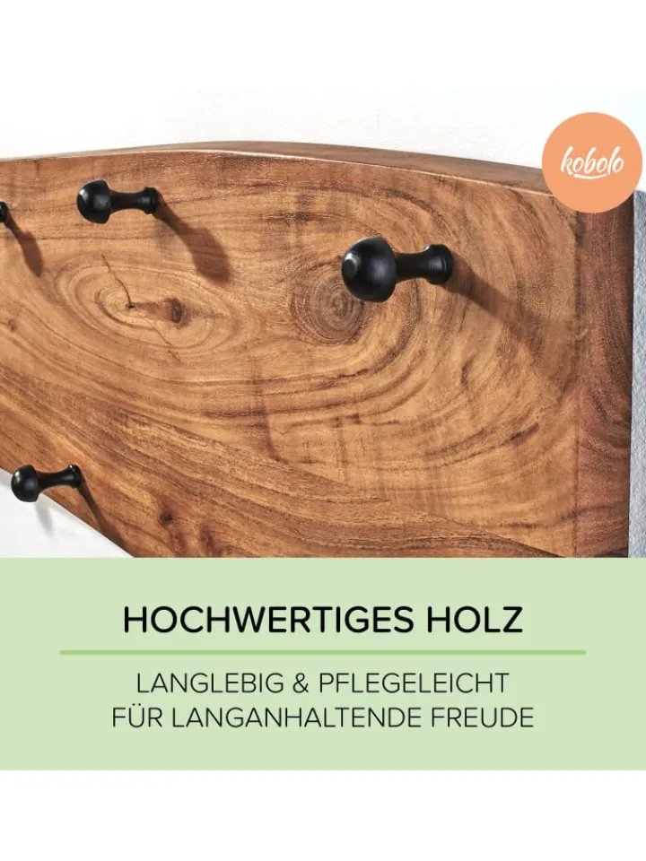 kobolo Garderoben<Garderobenpaneele LUDWIG9 in Braun