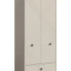 xonox.home Garderoben<Garderobenschrank (B/H/T: 80x190x35 cm) in sandbeige