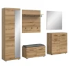xonox.home Möbel-Sets<Garderoben-Set ink. Sitzkissen (B/H/T: 272x197x40 cm) in Evoke Oak Nachbildung