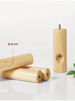Songmics Regale & Schränke|Garderoben<Garderobenständer in Hellbraun - (H)173 cm