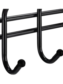 relaxdays Garderoben<Garderobenständer in Schwarz - (H)183 cm