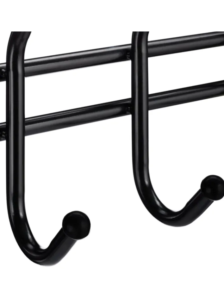 relaxdays Garderoben<Garderobenständer in Schwarz - (H)183 cm