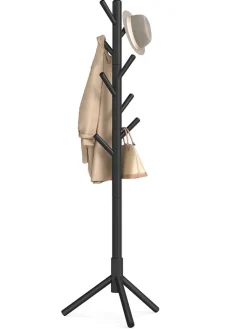 Songmics Regale & Schränke|Garderoben<Garderobenständer in Schwarz - (H)174,5 cm